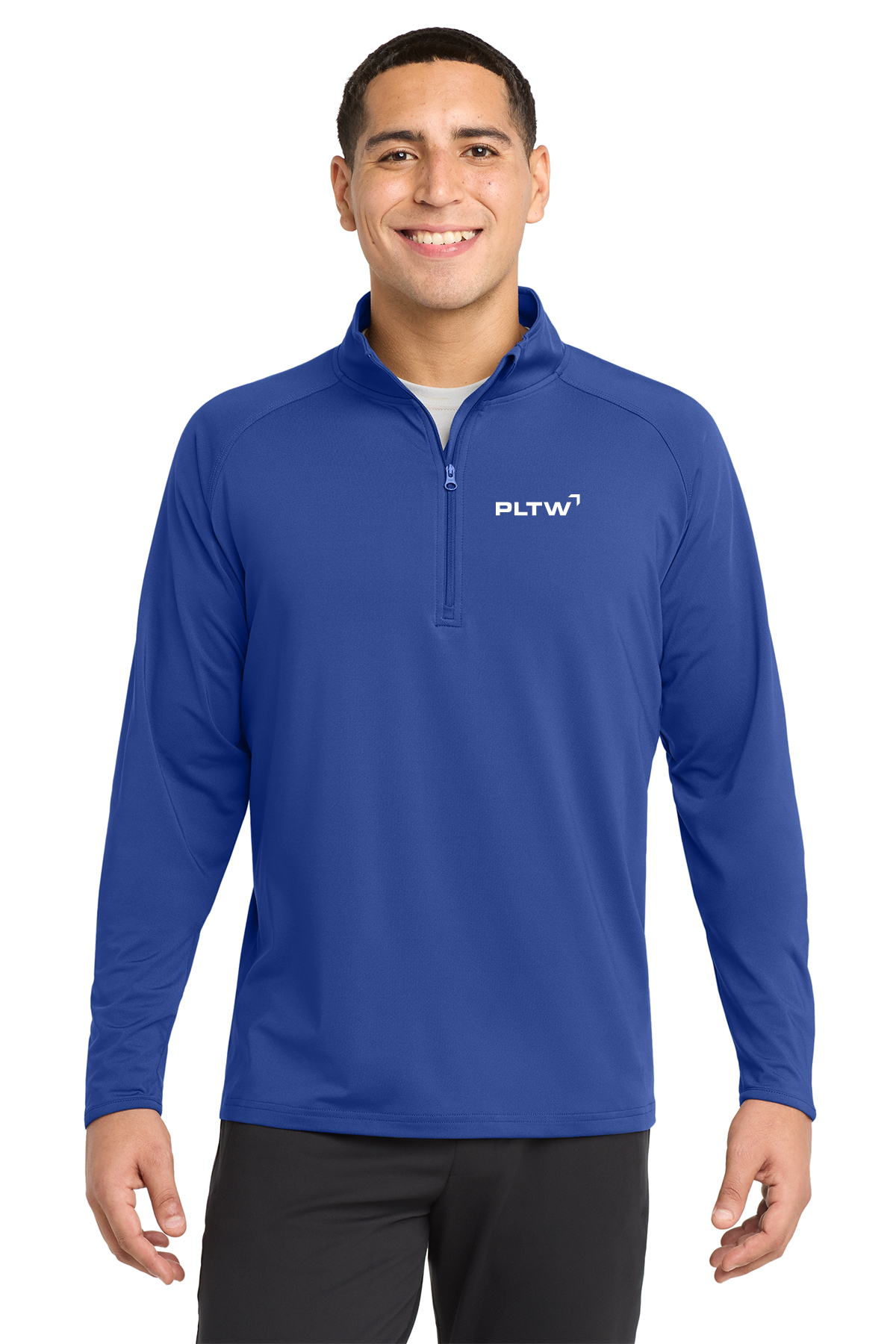 Sport-Tek Tall Sport-Wick Stretch 1/4-Zip Pullover