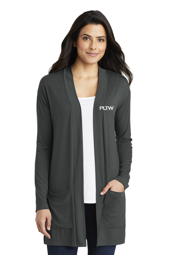 Ladies Concept Long Pocket Cardigan