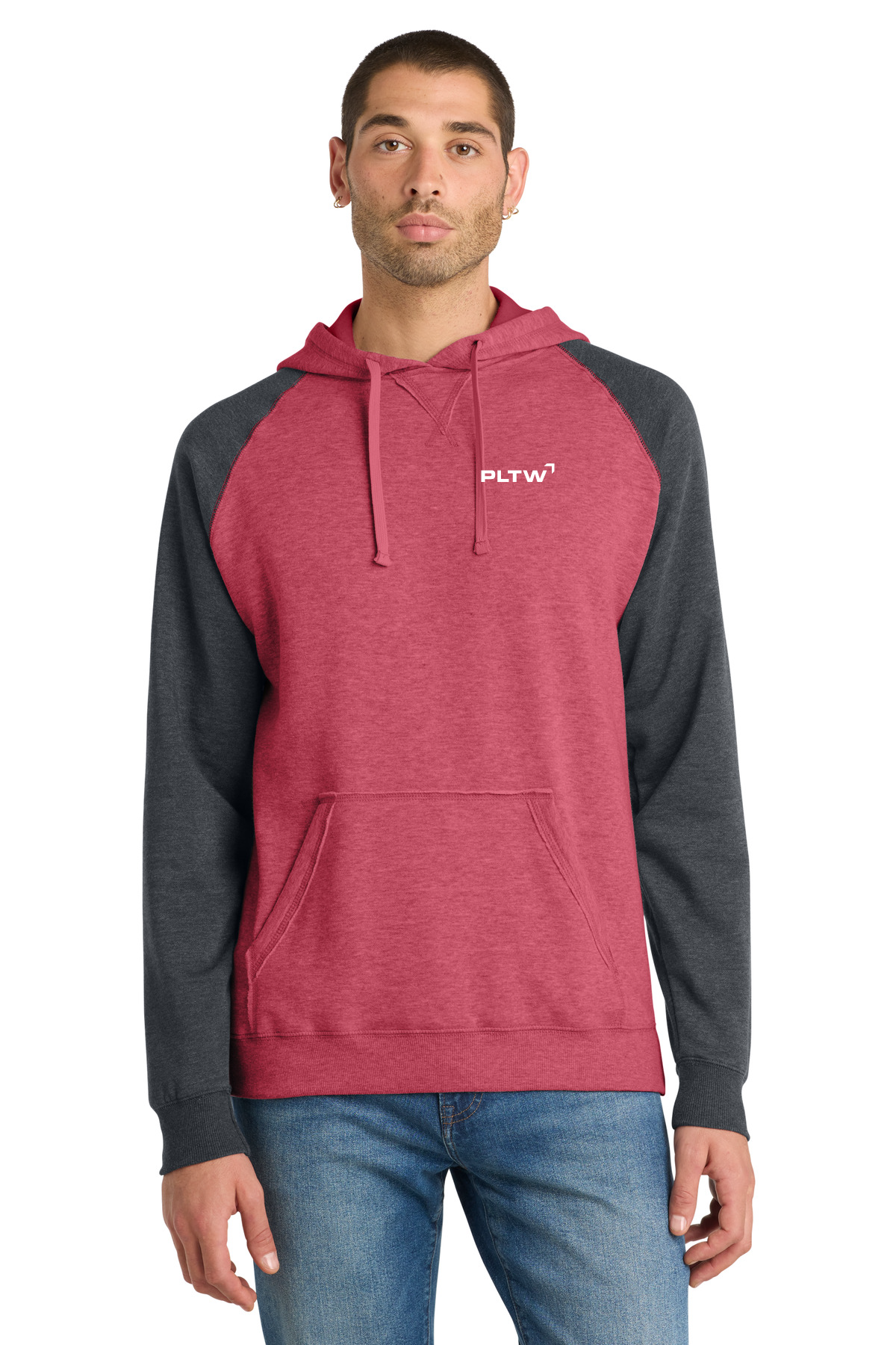 Lightweight Fleece Raglan Hoodie