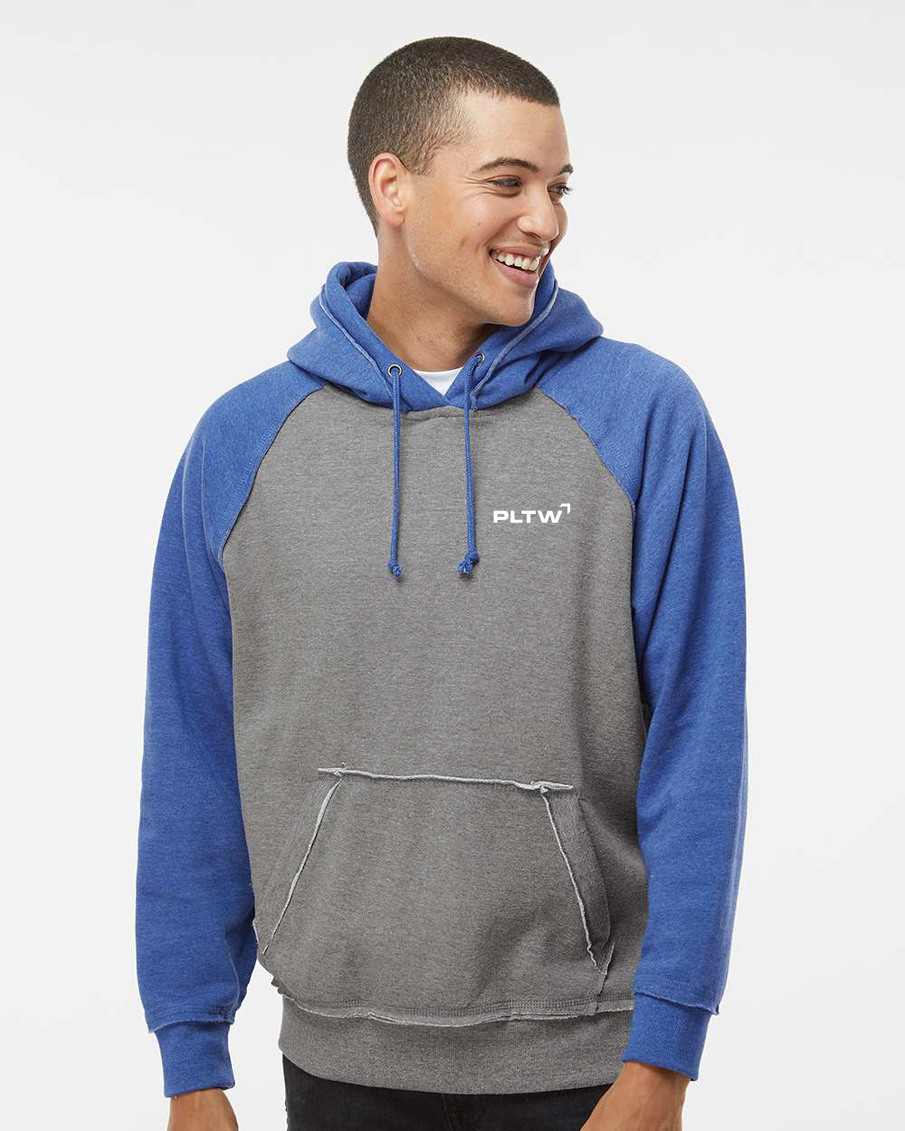 J America Adult Vintage Heather Pullover Hooded Sweatshirt
