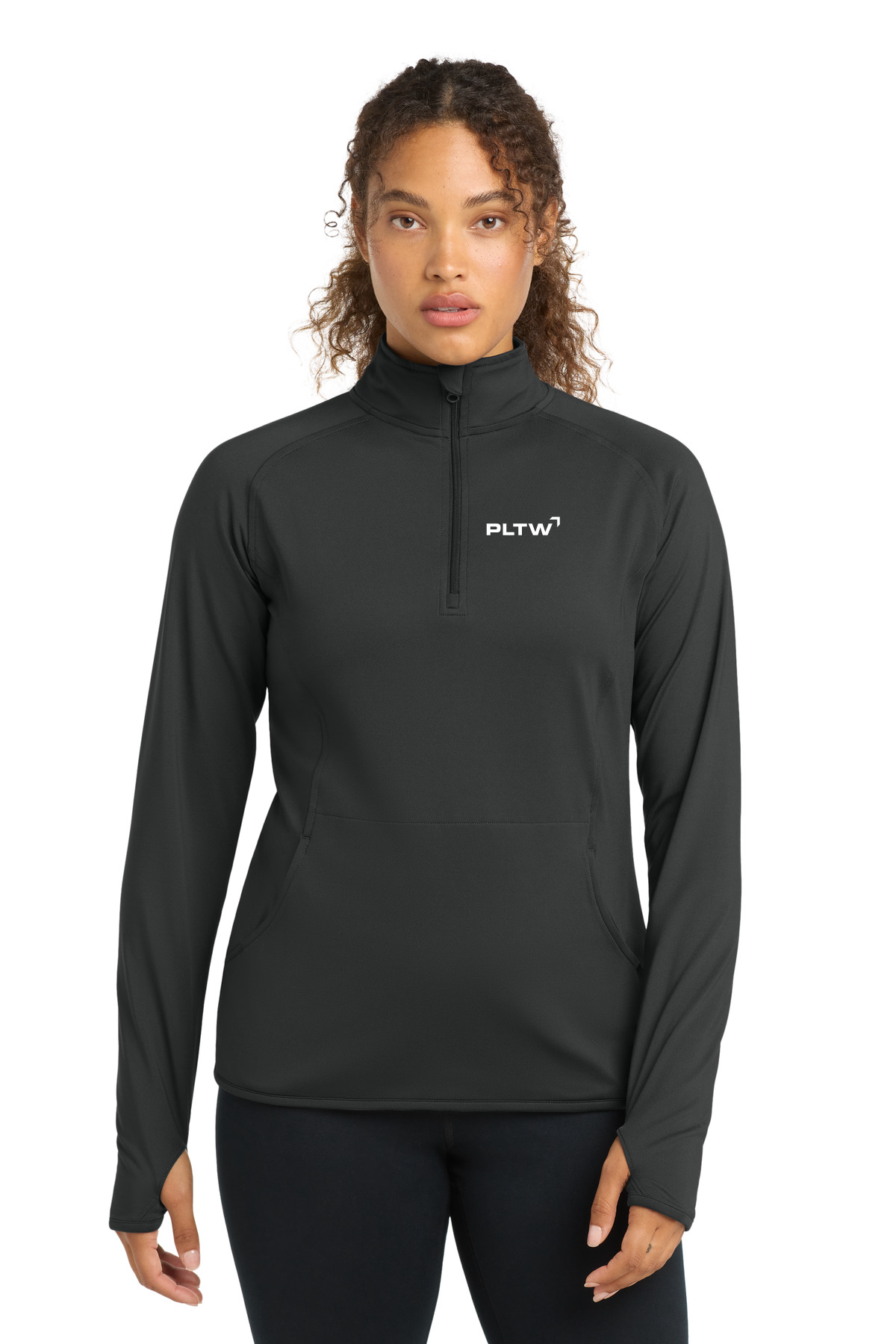 Ladies Sport-Wick® Stretch 1/2-Zip Pullover