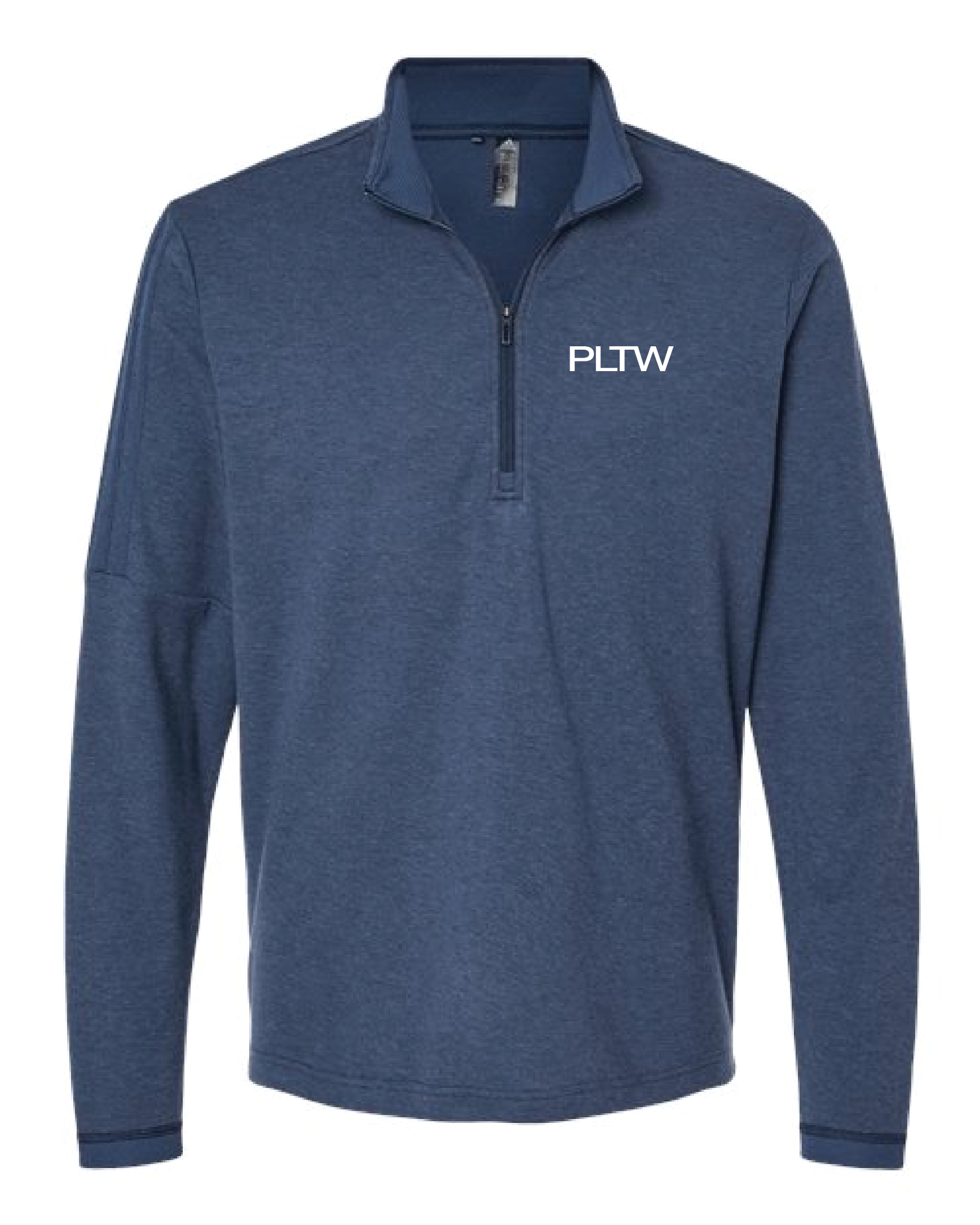 Adidas 3 Stripes Quarter Zip Sweater