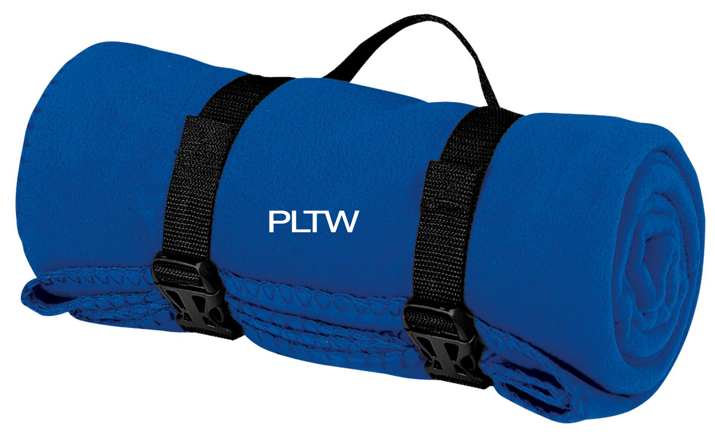 Fleece Blanket with Strap