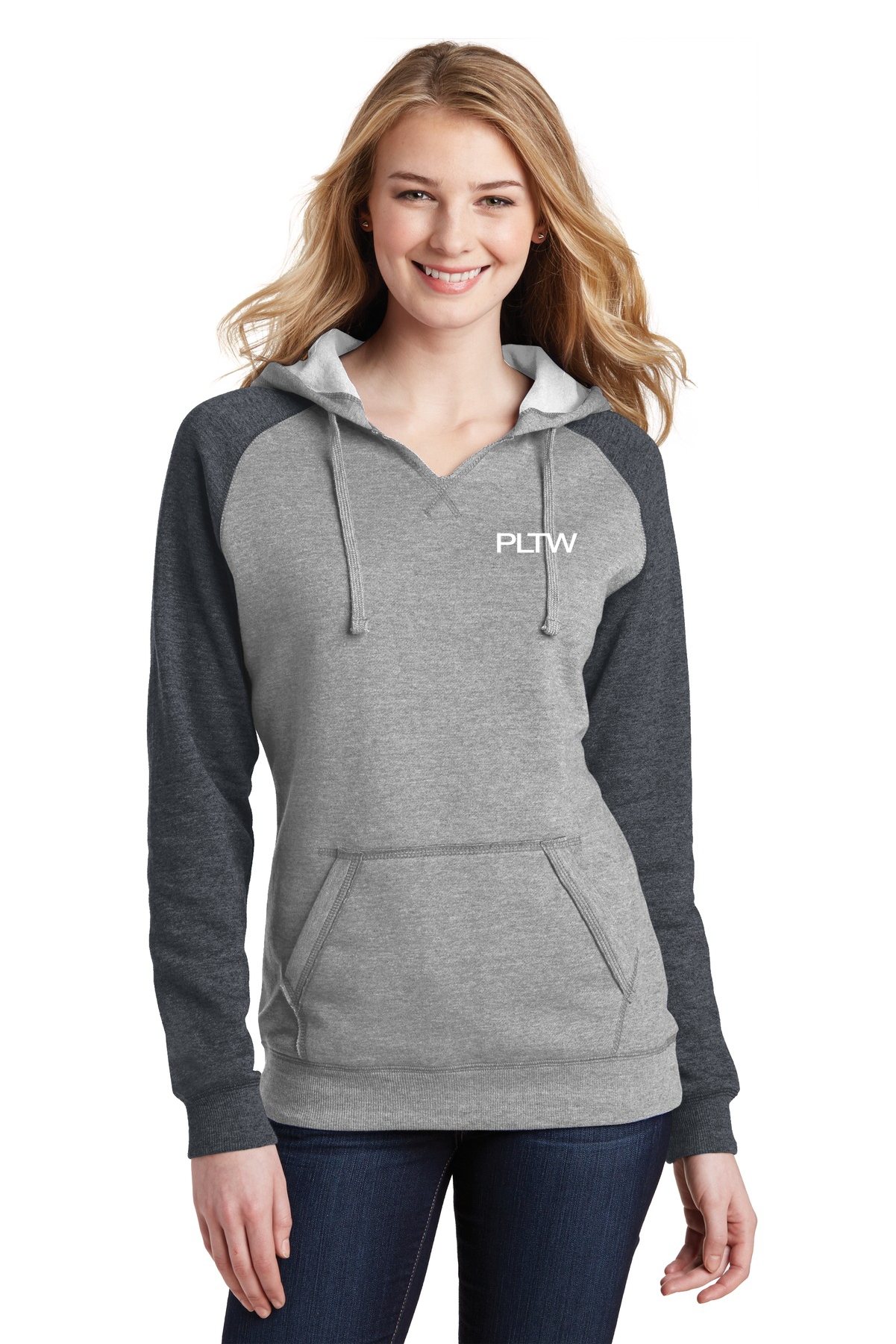 Women’s Lightweight Fleece Raglan Hoodie