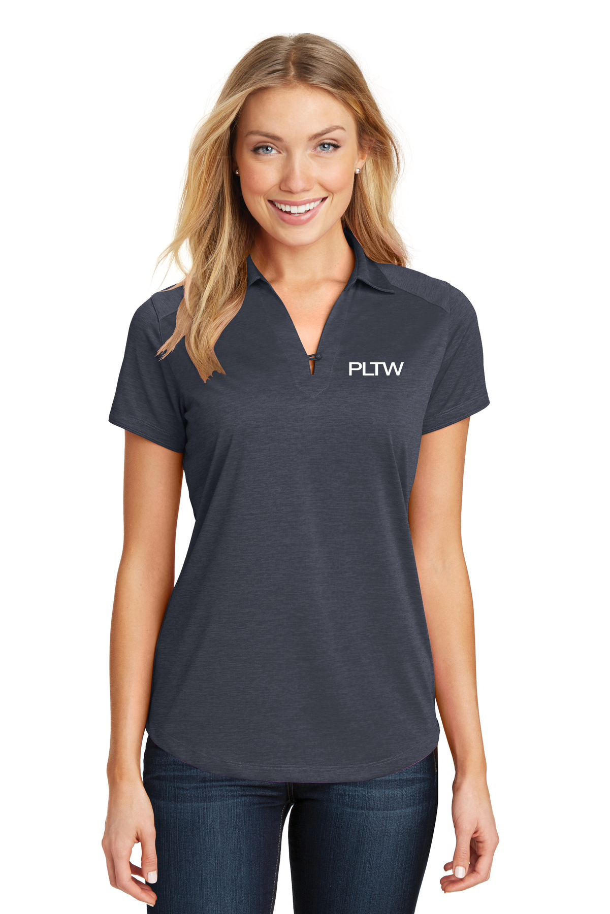 Ladies Digi Heather Performance Polo