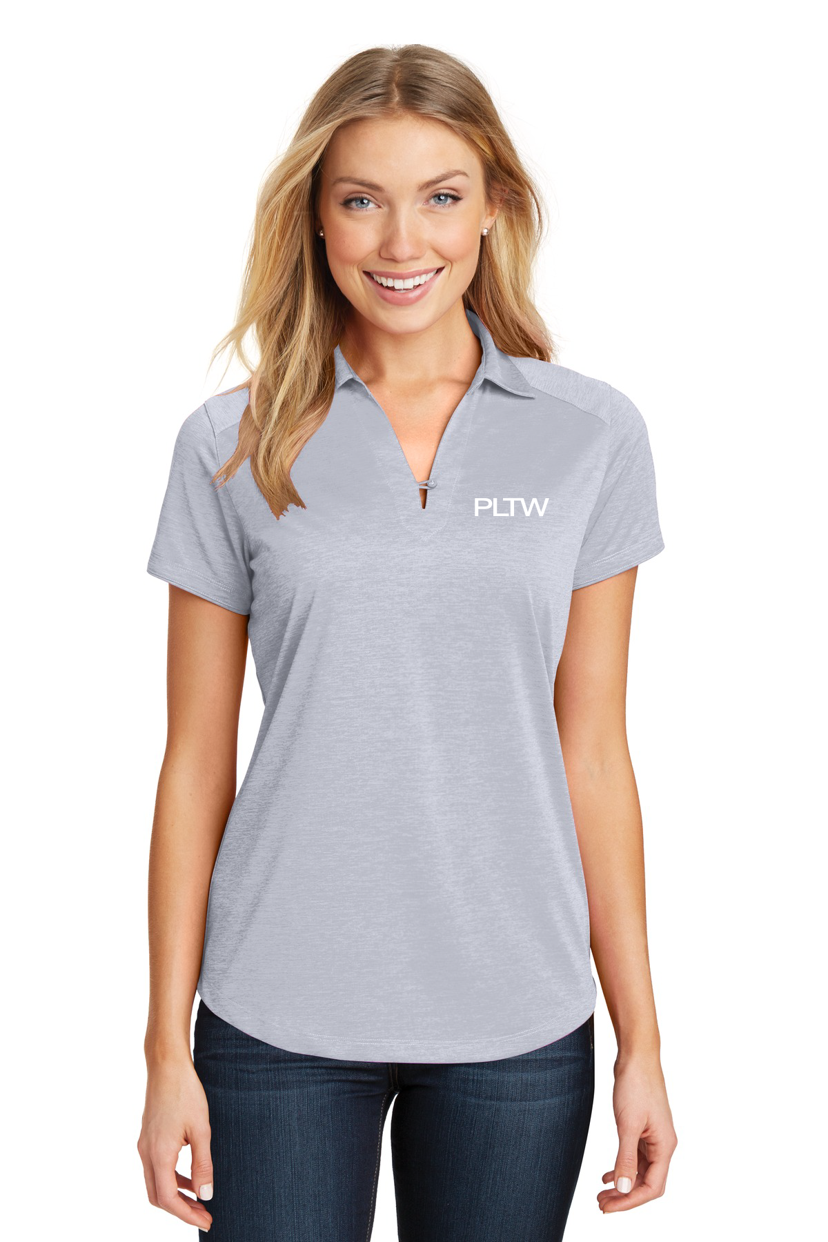 Ladies Digi Heather Performance Polo