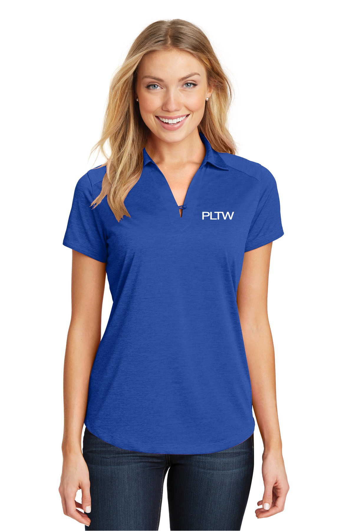 Ladies Digi Heather Performance Polo