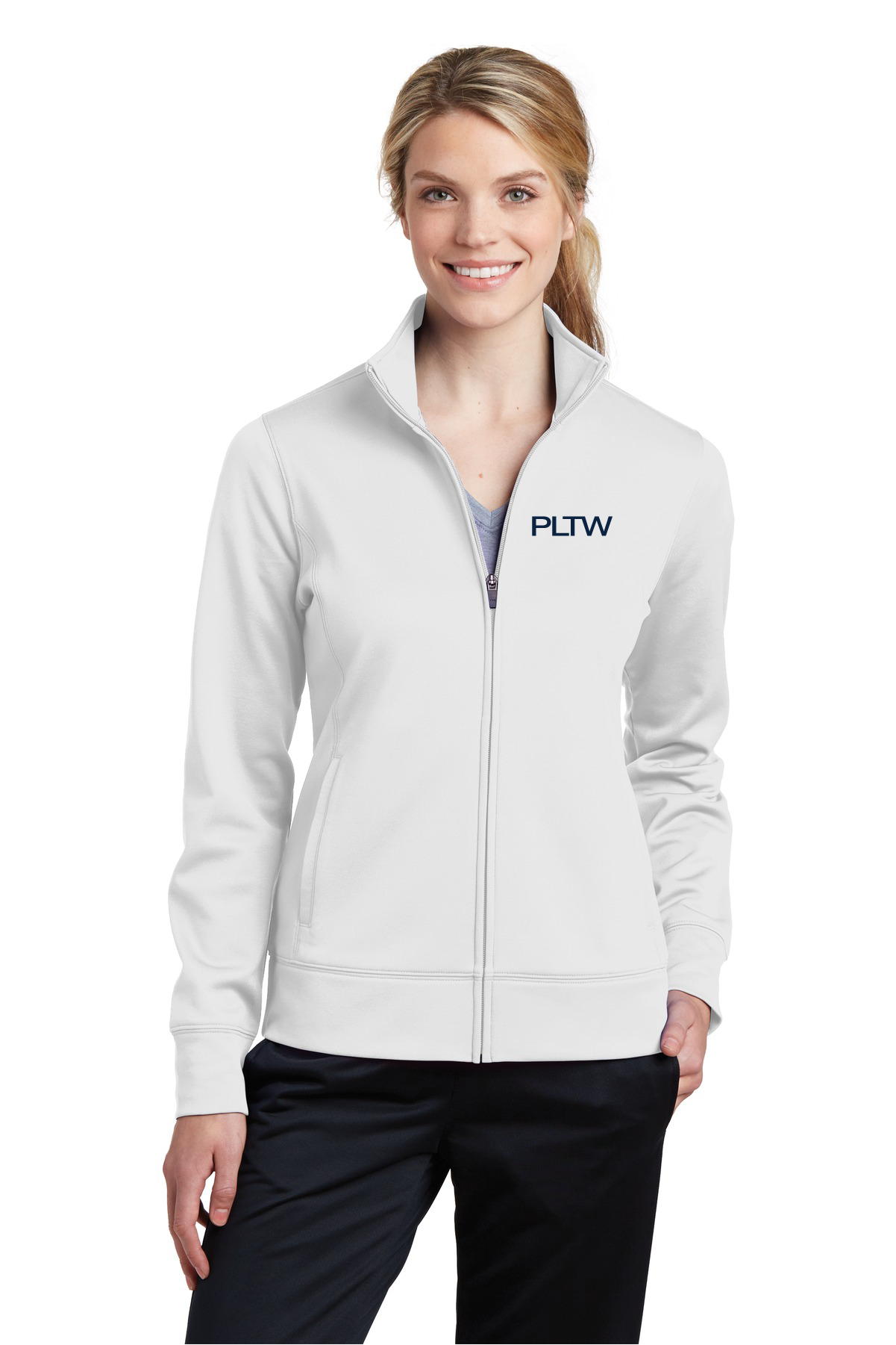 Ladies Sport Wick Fleece Full Zip Jacket