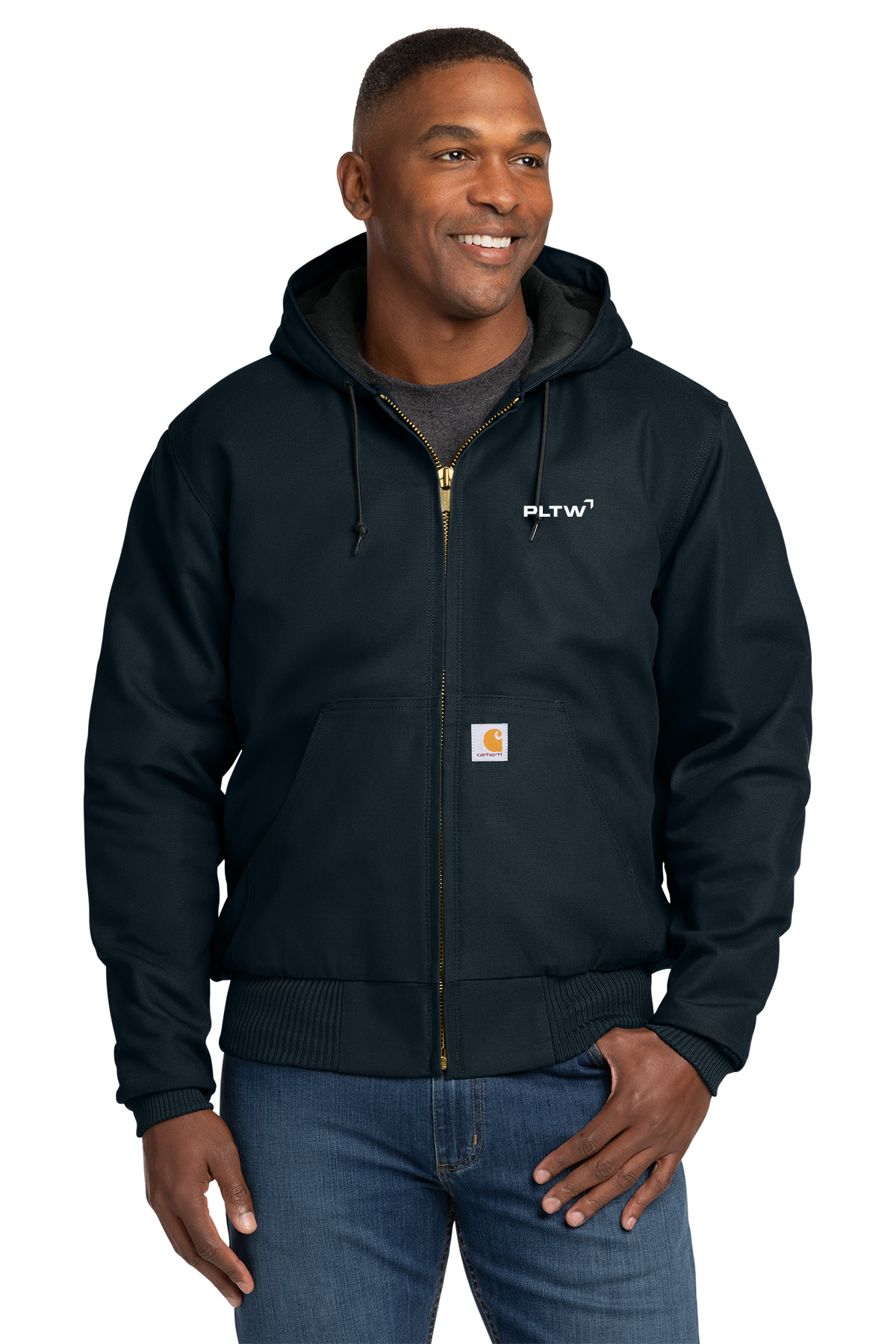 Carhartt Quilted-Flannel-Lined Duck Active Jacket
