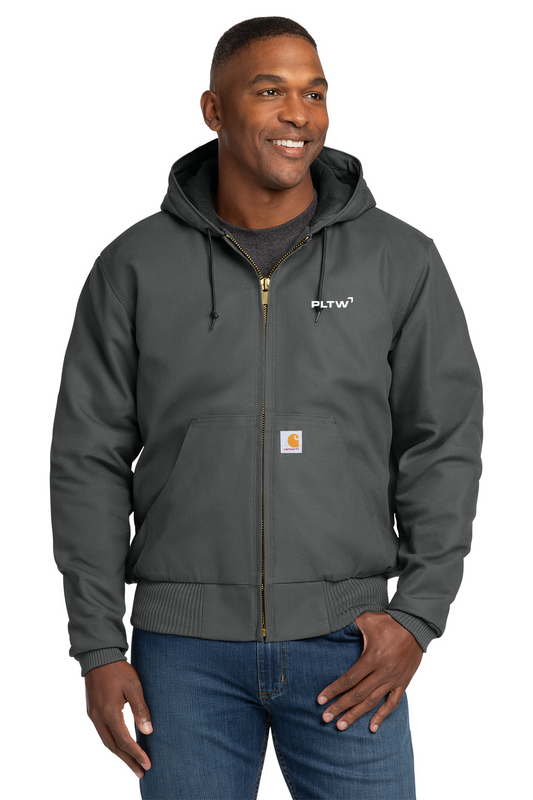 Carhartt Quilted-Flannel-Lined Duck Active Jacket
