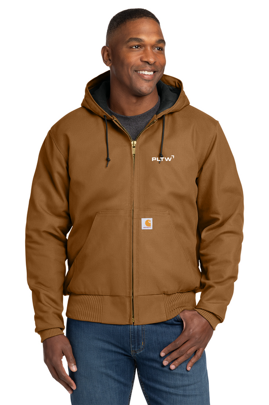Carhartt® Tall Quilted-Flannel-Lined Duck Active Jacket
