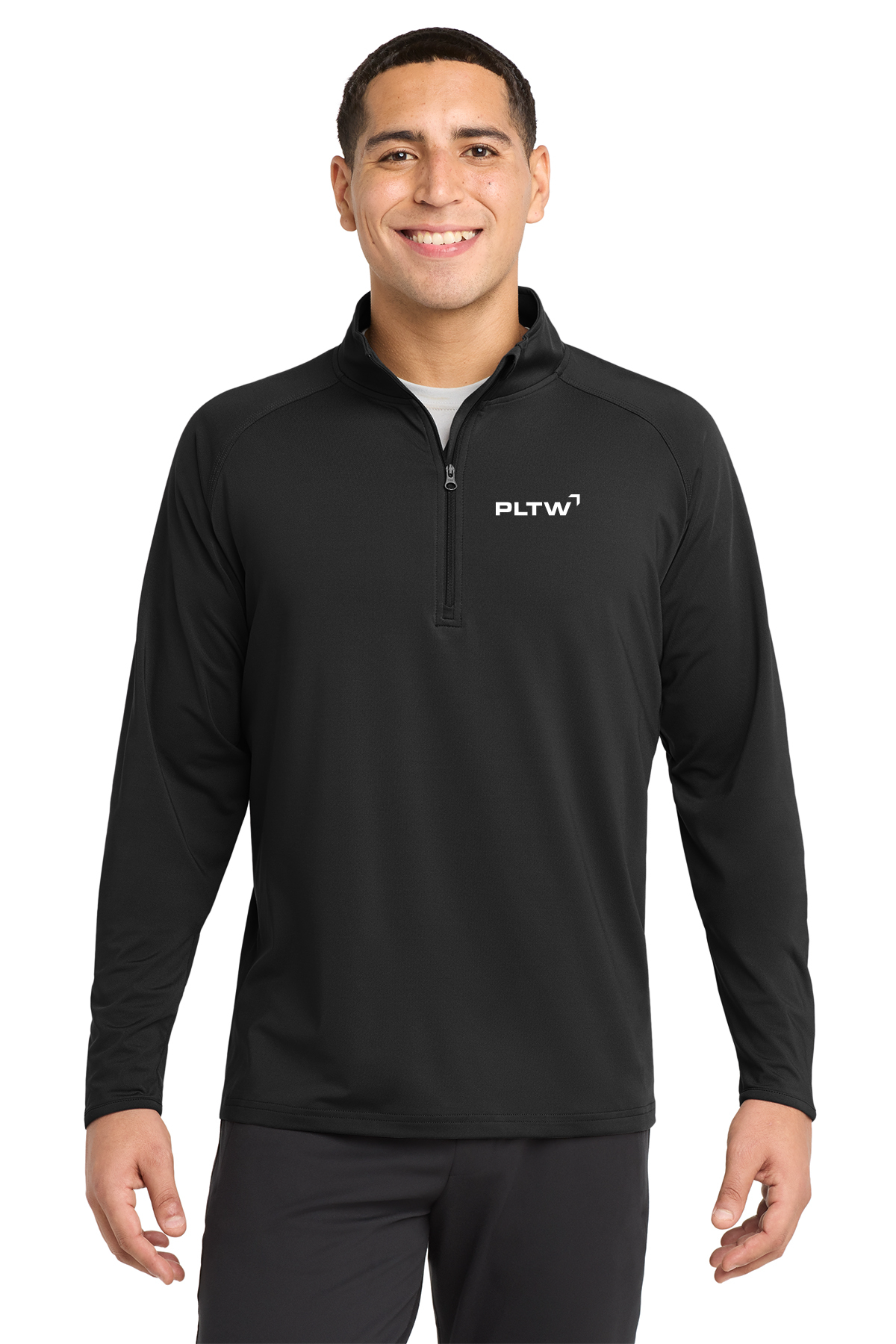 Sport-Tek Tall Sport-Wick Stretch 1/4-Zip Pullover