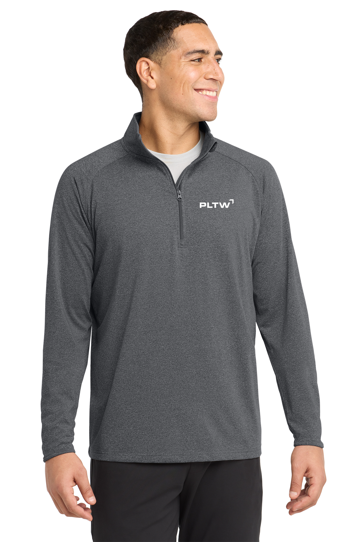Sport-Tek Tall Sport-Wick Stretch 1/4-Zip Pullover