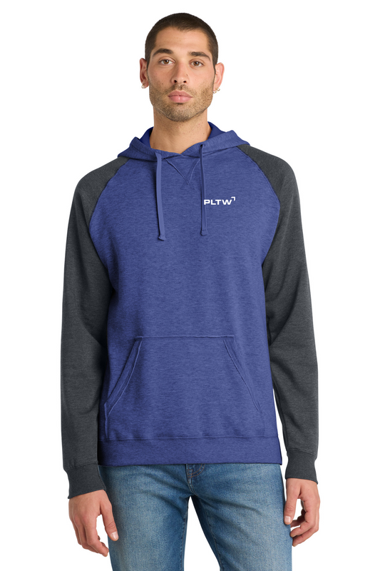 Lightweight Fleece Raglan Hoodie
