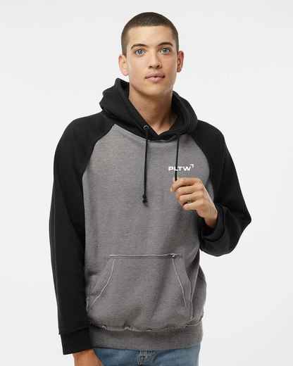J America Adult Vintage Heather Pullover Hooded Sweatshirt