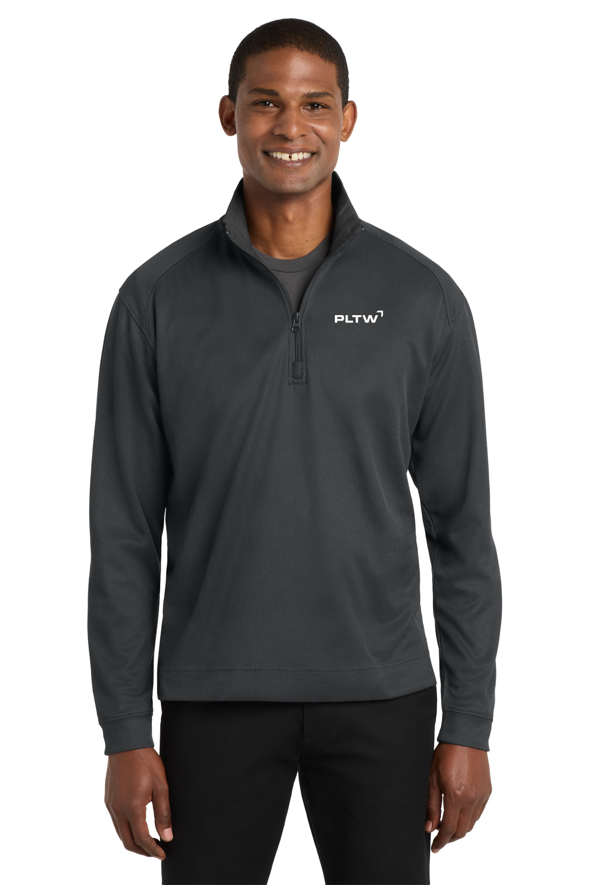 Vertical Texture 1/4-Zip Pullover