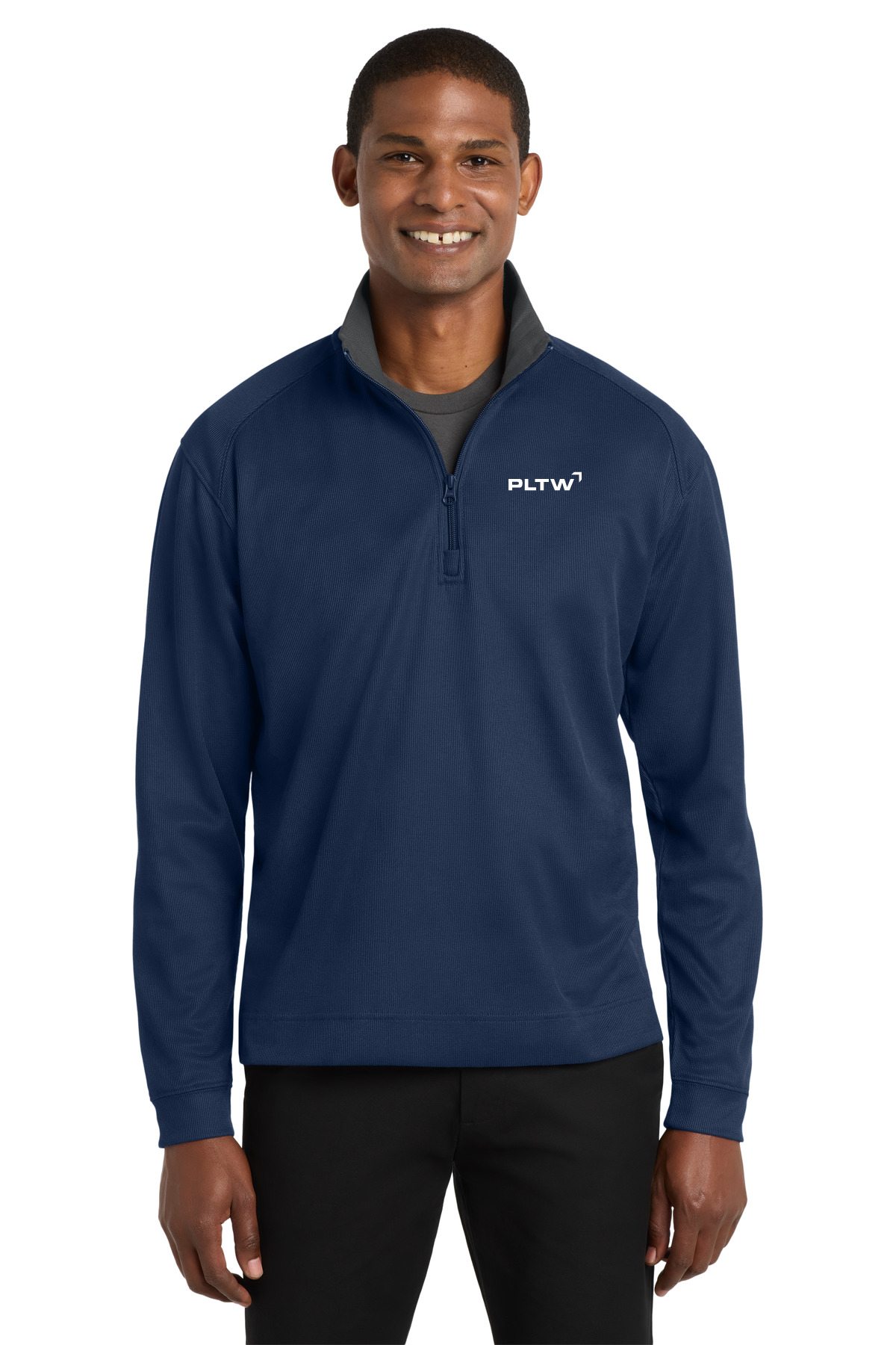 Vertical Texture 1/4-Zip Pullover