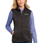 Ladies Sweater Fleece Vest