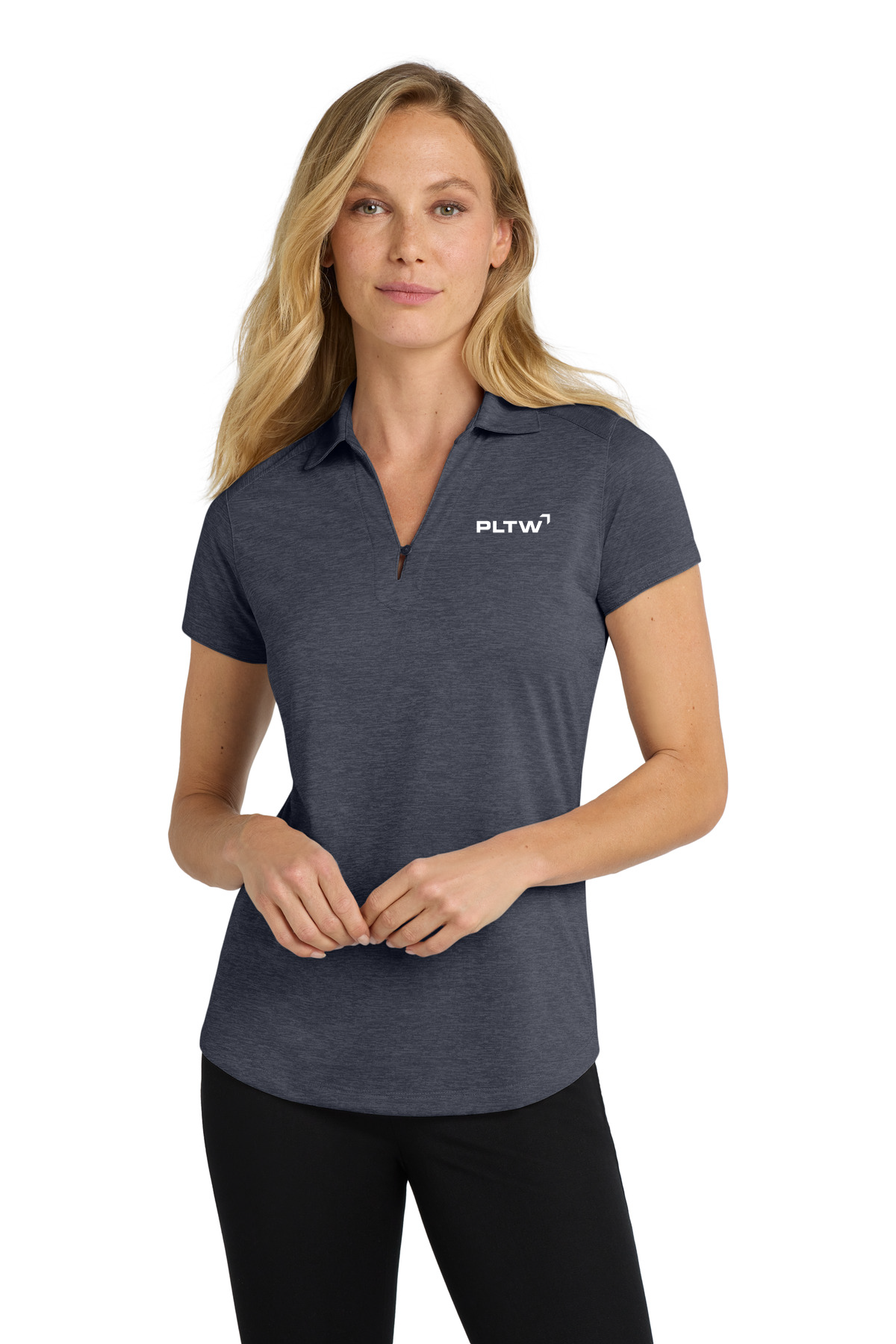 Ladies Digi Heather Performance Polo