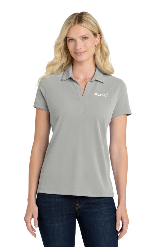 Ladies Poly Oxford Pique Polo