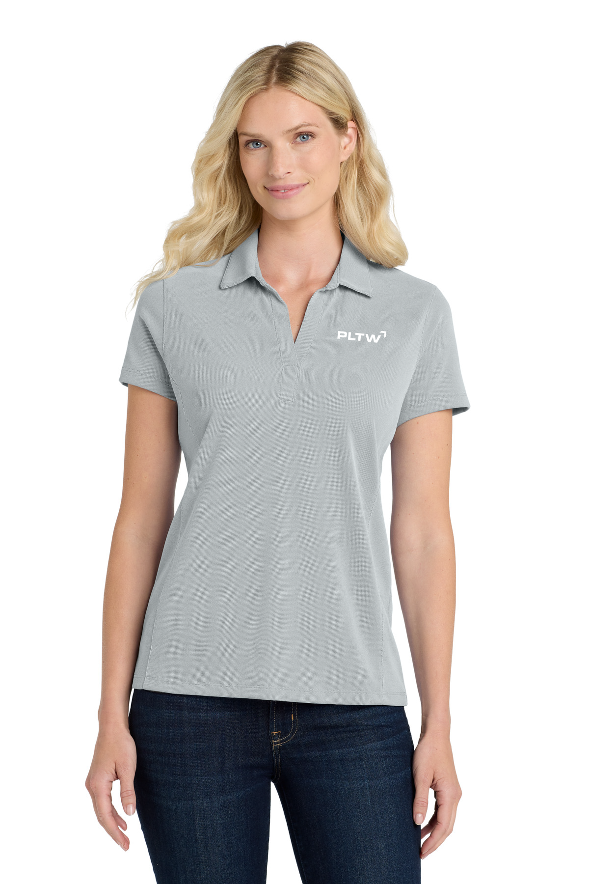 Ladies Poly Oxford Pique Polo