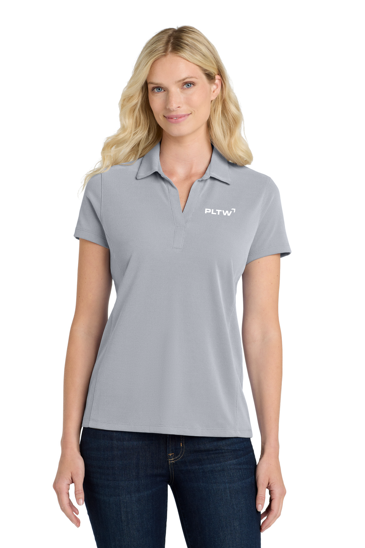Ladies Poly Oxford Pique Polo
