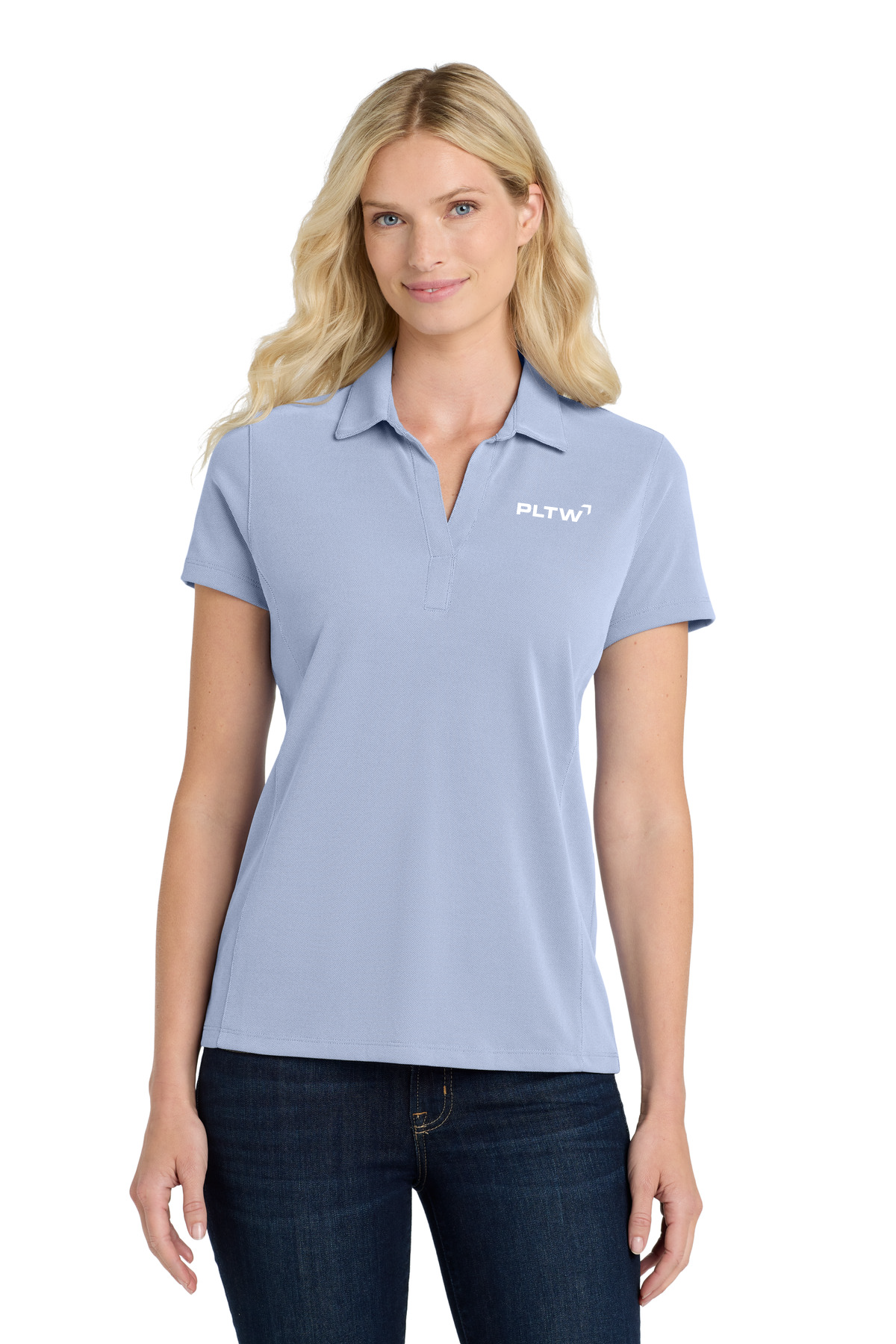 Ladies Poly Oxford Pique Polo