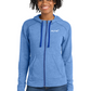 Sport-Tek ® Ladies PosiCharge ® Tri-Blend Wicking Fleece Full-Zip Hooded Jacket