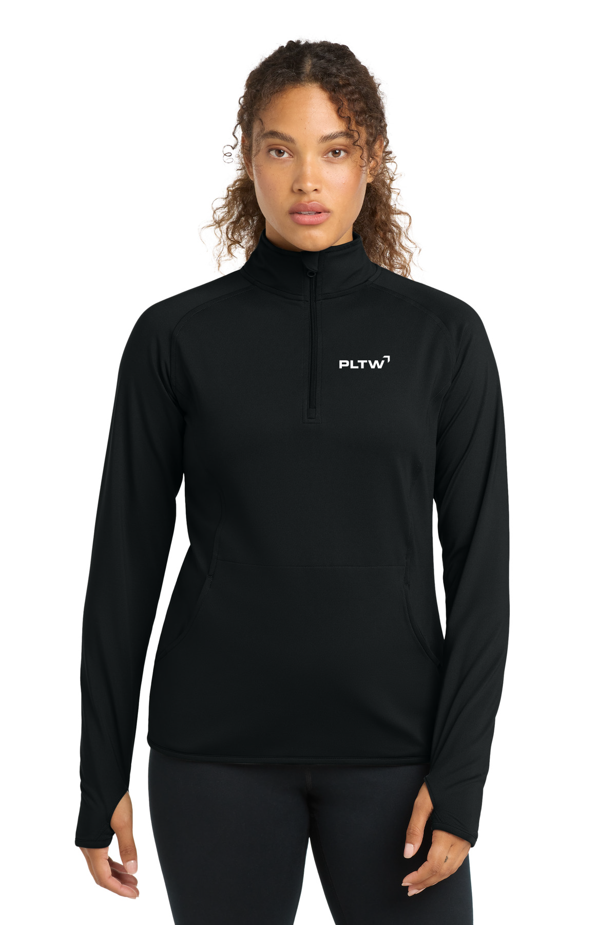 Ladies Sport-Wick® Stretch 1/2-Zip Pullover
