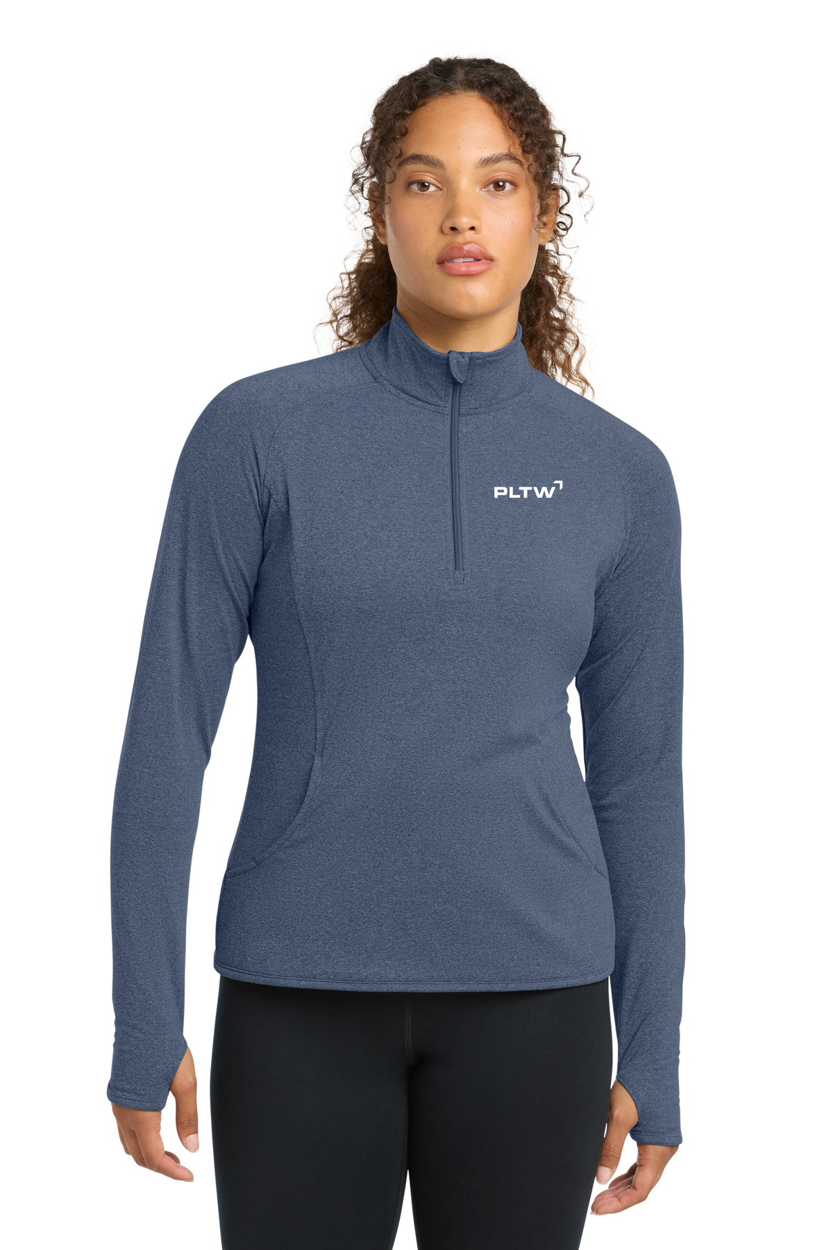 Ladies Sport-Wick® Stretch 1/2-Zip Pullover