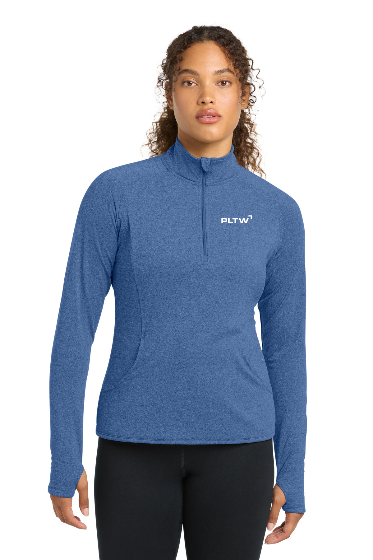 Ladies Sport-Wick® Stretch 1/2-Zip Pullover