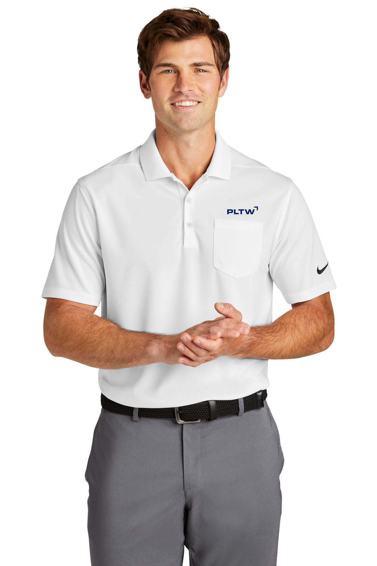 slim fit dress slacks Custom Nike Golf - Tech Sport Dri-FIT Polo (Q307465) - Nike with Logo main image 1