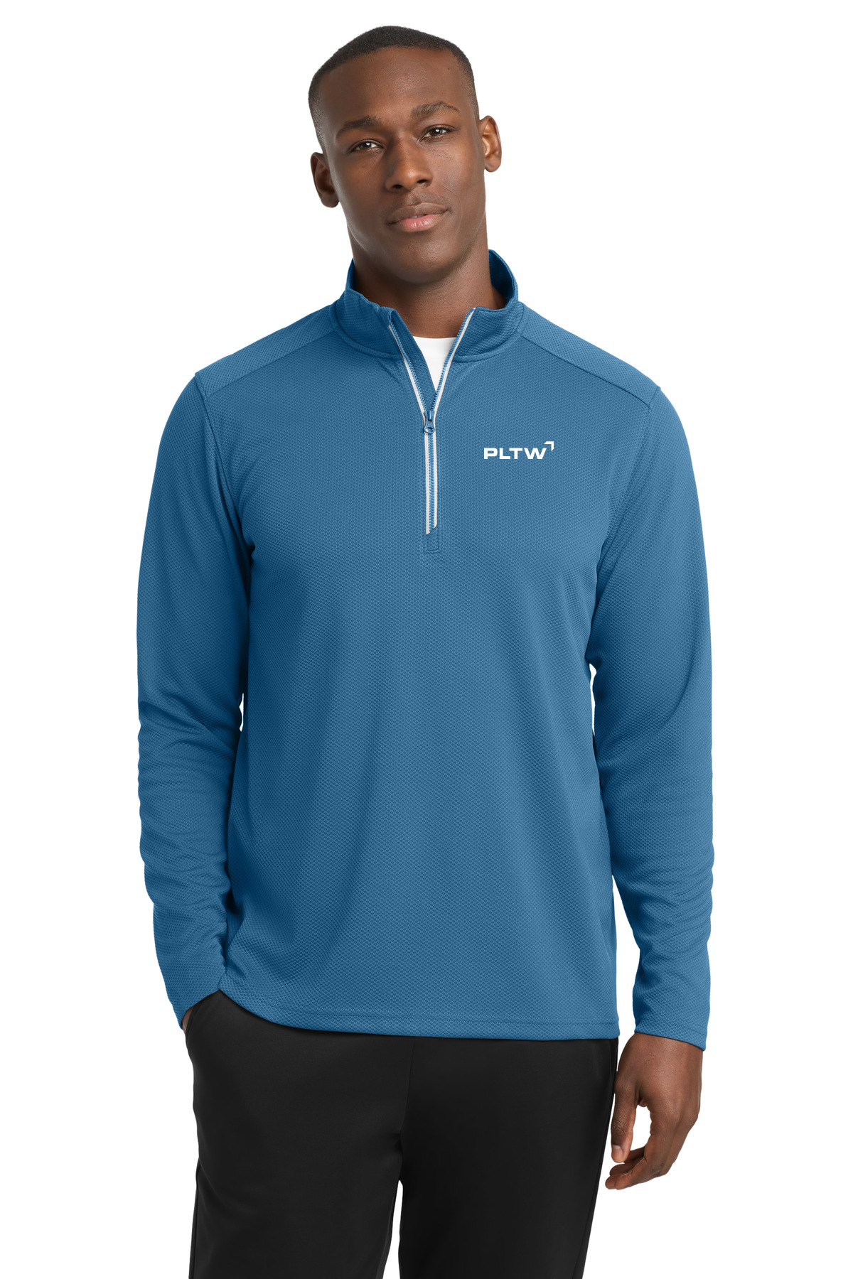 Sport-Wick® Textured 1/4-Zip Pullover