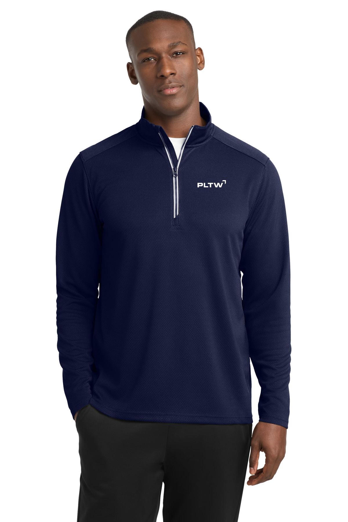 Sport-Wick® Textured 1/4-Zip Pullover