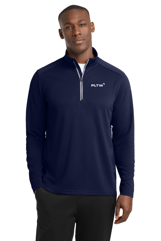 Sport-Wick® Textured 1/4-Zip Pullover