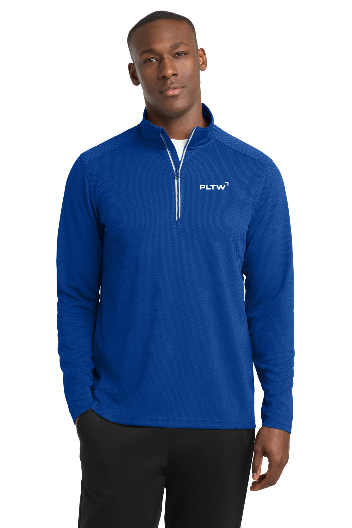 Sport-Wick® Textured 1/4-Zip Pullover