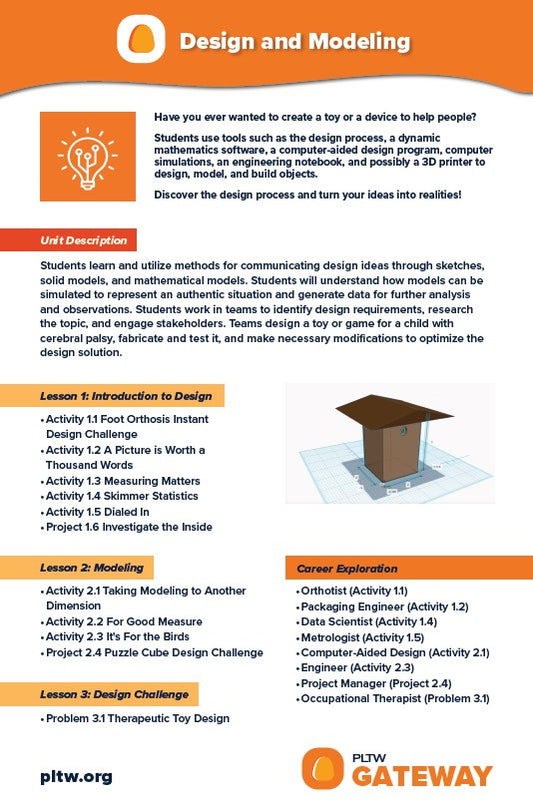 24x36 PLTW Gateway Unit Posters DOWNLOAD ONLY