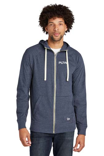 New Era® Sueded Cotton Blend Full-Zip Hoodie