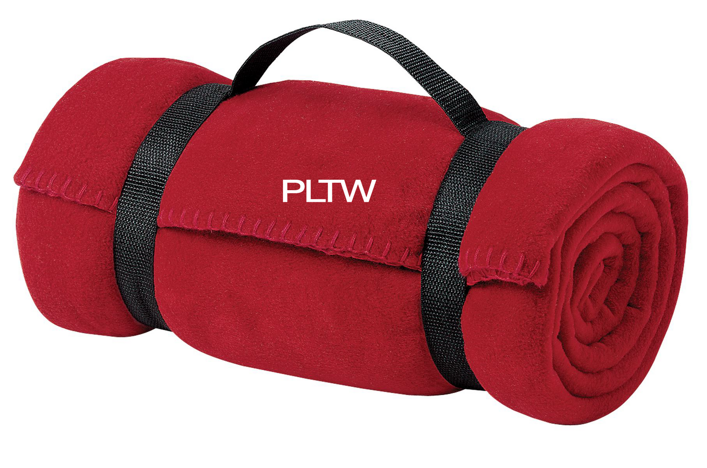 Fleece Blanket with Strap
