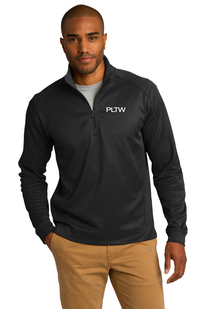 Vertical Texture 1/4-Zip Pullover