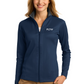 Ladies Vertical Texture Full-Zip Jacket